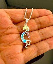 Load image into Gallery viewer, Kokopelli Champlevé Pendant